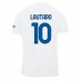 Cheap Inter Milan Lautaro Martinez #10 Away Football Shirt 2023-24 Short Sleeve